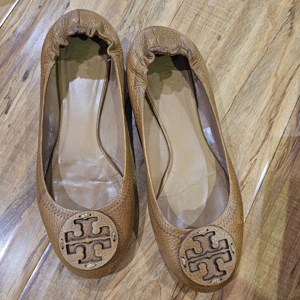 Tory Burch Women's Brown Ballet Flats